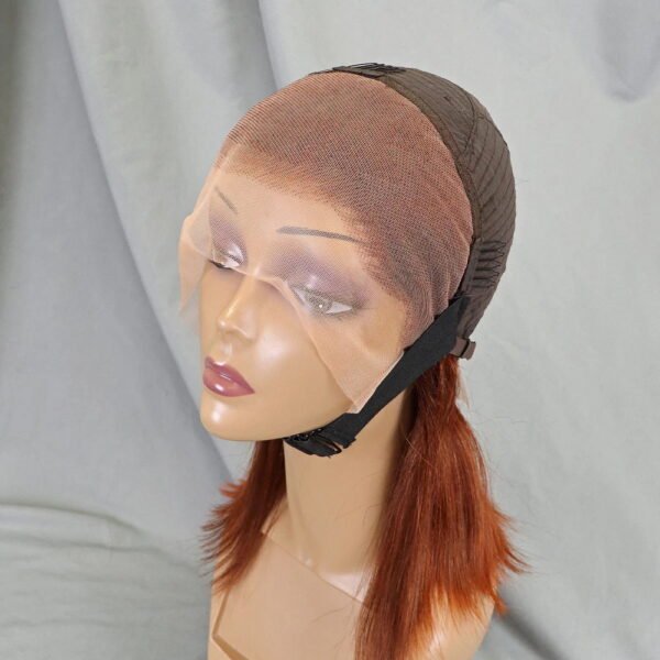 Bone Straight Lace Bob Wig