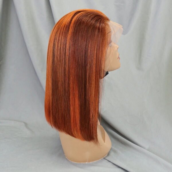 4/350 Density Bone Straight Wig vs Thin Hair - Voluminous Fullness
