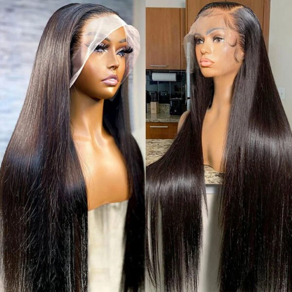 18-32 Inch Length Options for Brazilian 13x4 Frontal Wig – Sleek Straight Hair