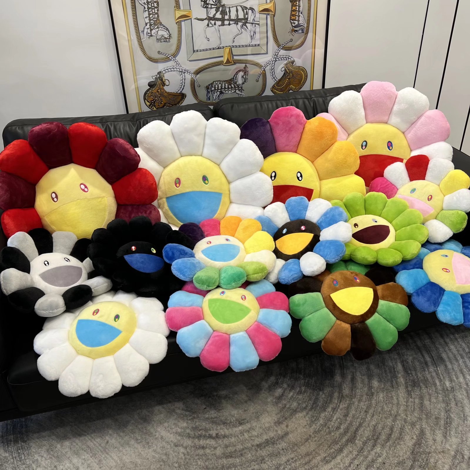 Takashi Murakami Flower Cushion