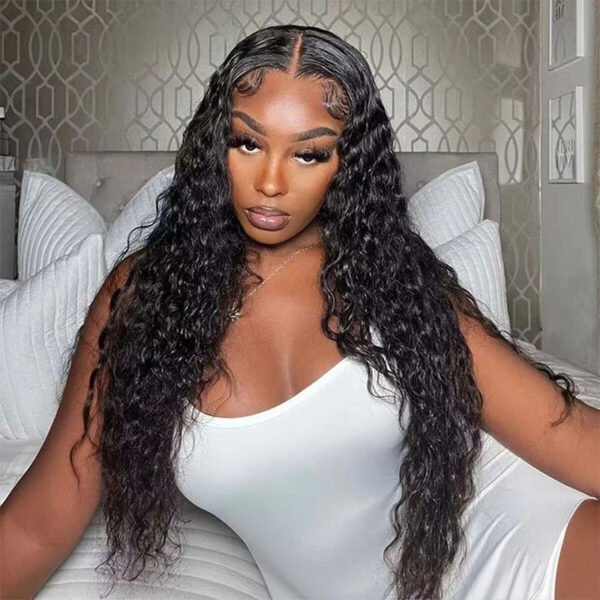 Body Wave Human Hair Wigs 18-24 Inch 200% Density 13×4 Lace Front Jerry Curly Long Wig with Real Human Hair - Image 3