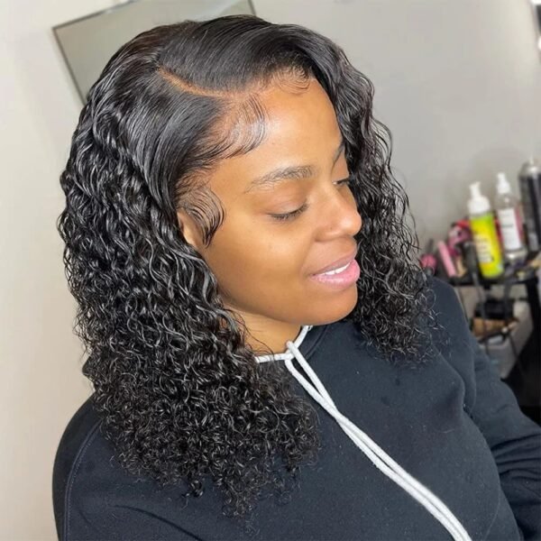 Stylish Water Wave Bob Wig for Women – Heat-Resistant & Versatile