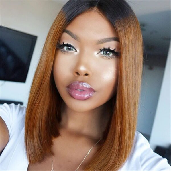 13x4 Frontal Straight Bob Human Hair Wig
