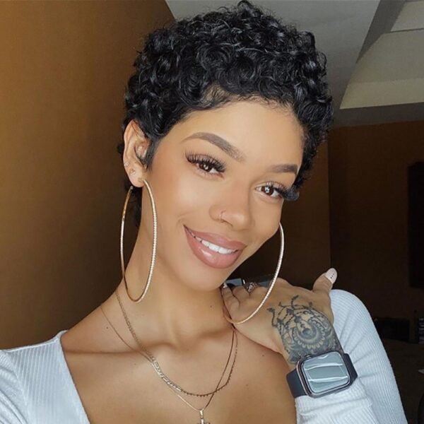 Black vs 99J Brazilian Human Hair Wig Color Options